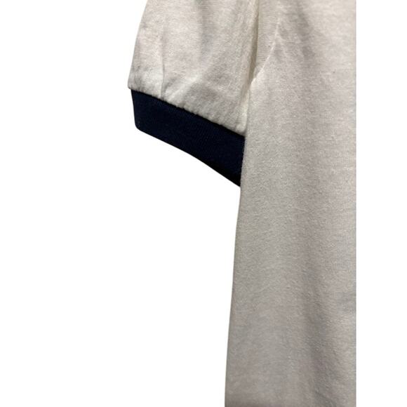 VTG 70s 90s Sportswear Rhode Island Running Ringer T-Shirt Large Single Stitch - Picture 5 of 8